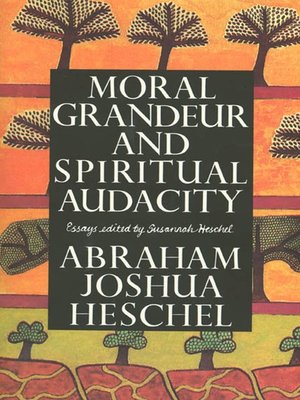 cover image of Moral Grandeur and Spiritual Audacity